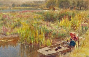 A lazy summer afternoon on a punt 1890